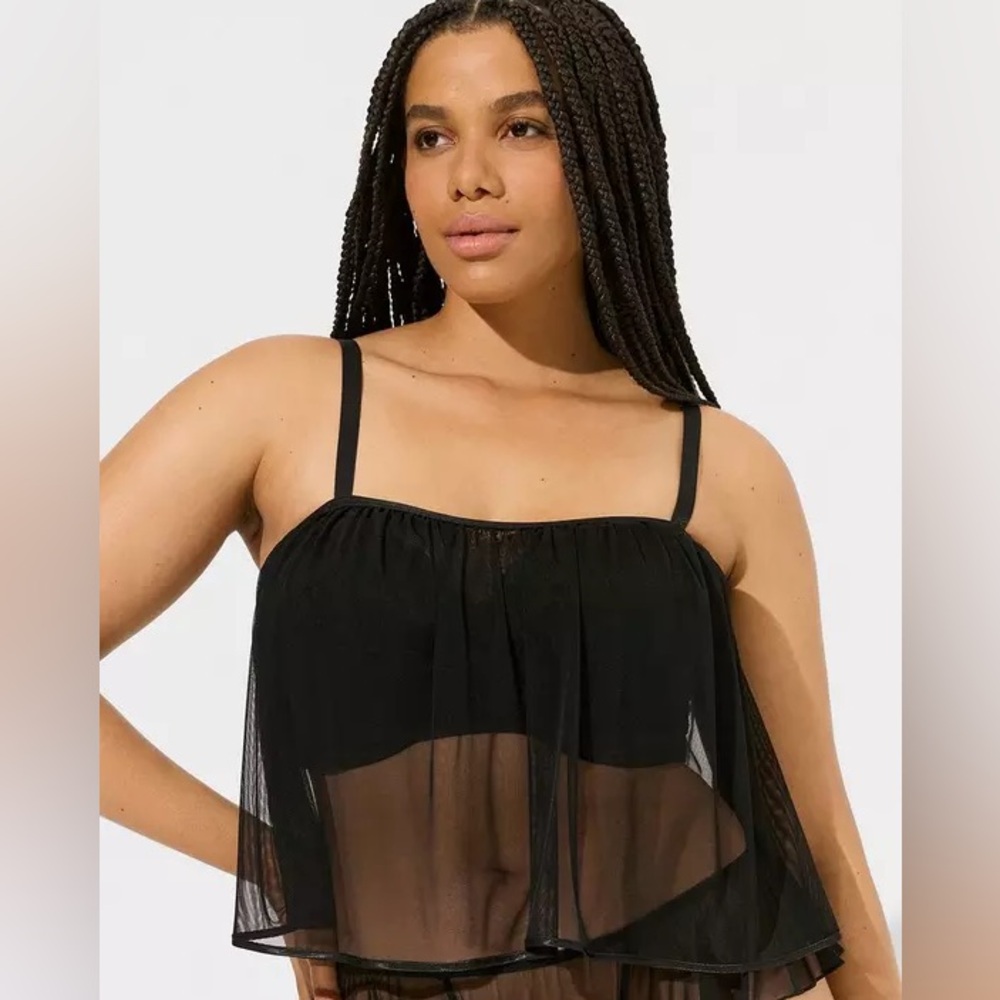 Torrid Playful Mesh Cami Top